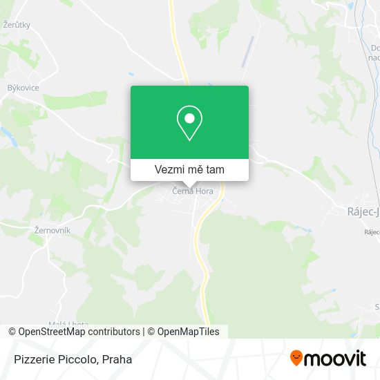 Pizzerie Piccolo mapa