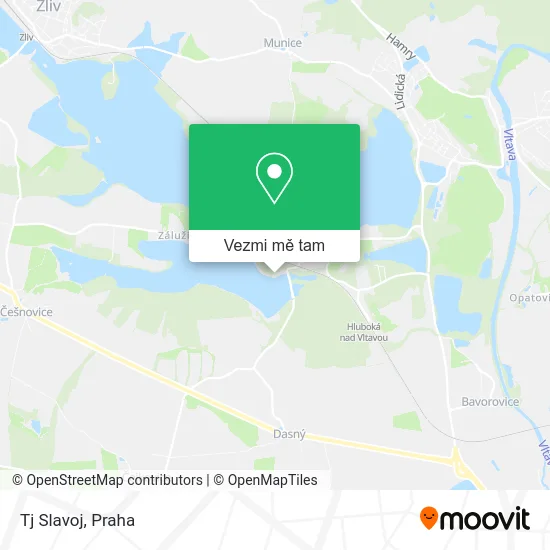 Tj Slavoj mapa
