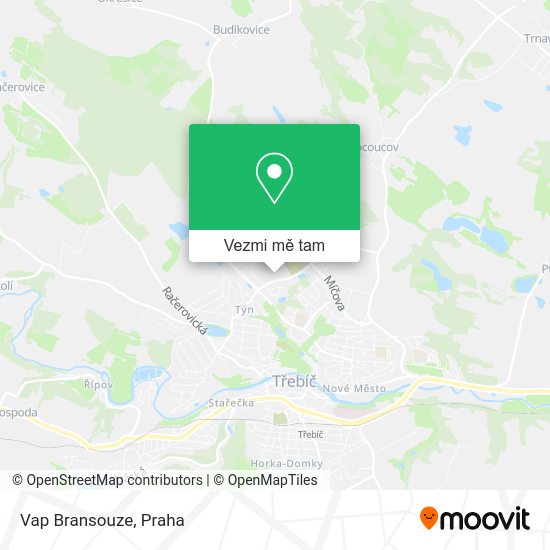 Vap Bransouze mapa