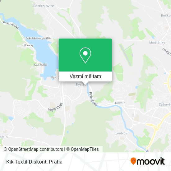 Kik Textil-Diskont mapa