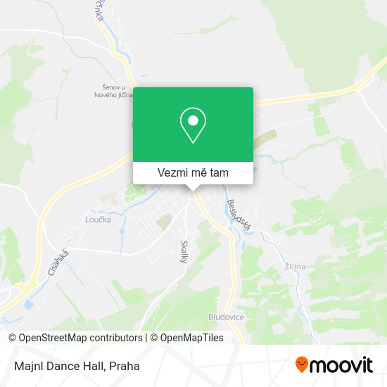 Majnl Dance Hall mapa