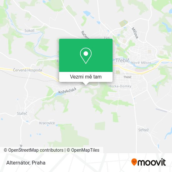 Alternátor mapa