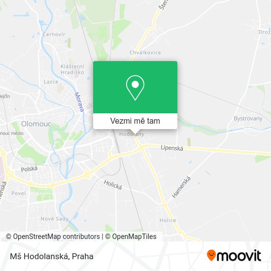 Mš Hodolanská mapa