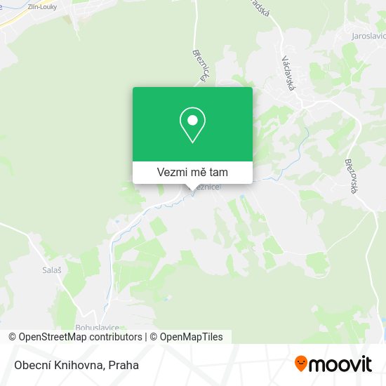 Obecní Knihovna mapa