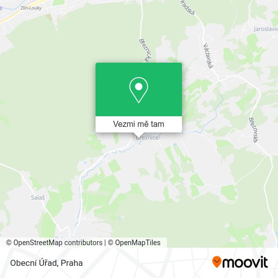 Obecní Úřad mapa