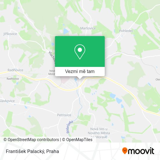 František Palacký mapa