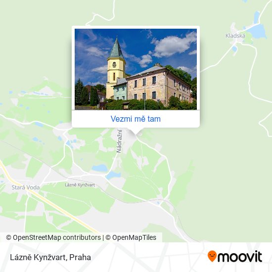 Lázně Kynžvart mapa