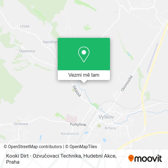 Kooki Dirt - Ozvučovací Technika, Hudební Akce mapa
