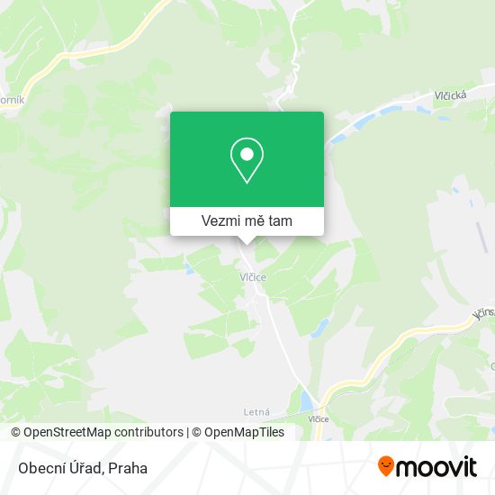 Obecní Úřad mapa