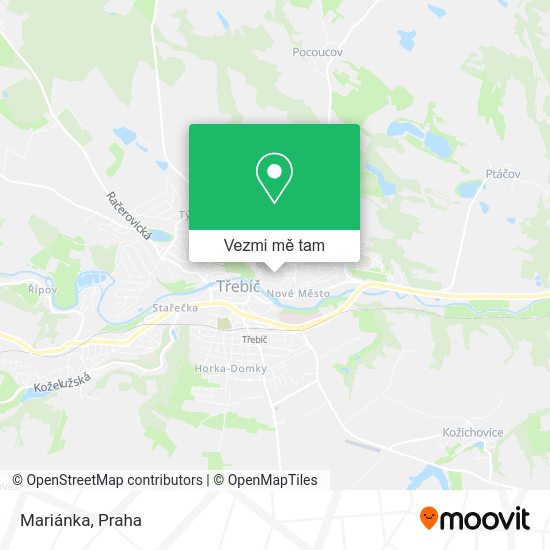 Mariánka mapa
