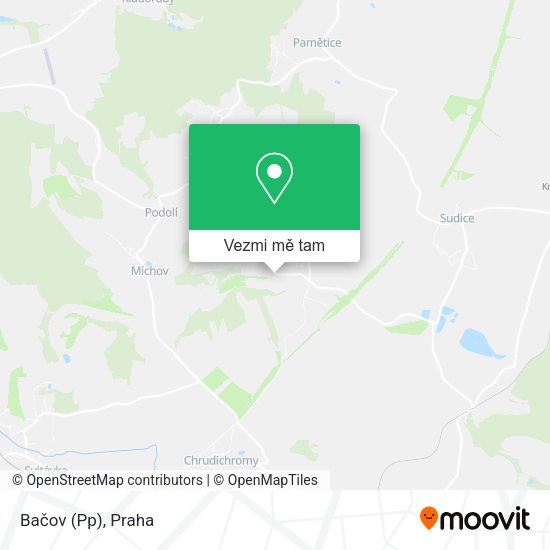 Bačov (Pp) mapa