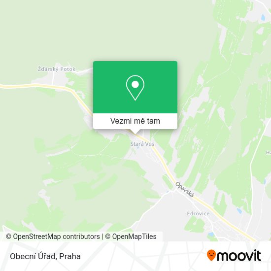 Obecní Úřad mapa