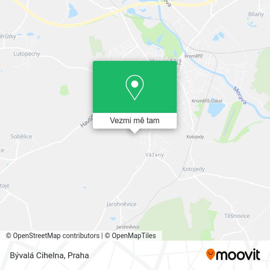 Bývalá Cihelna mapa