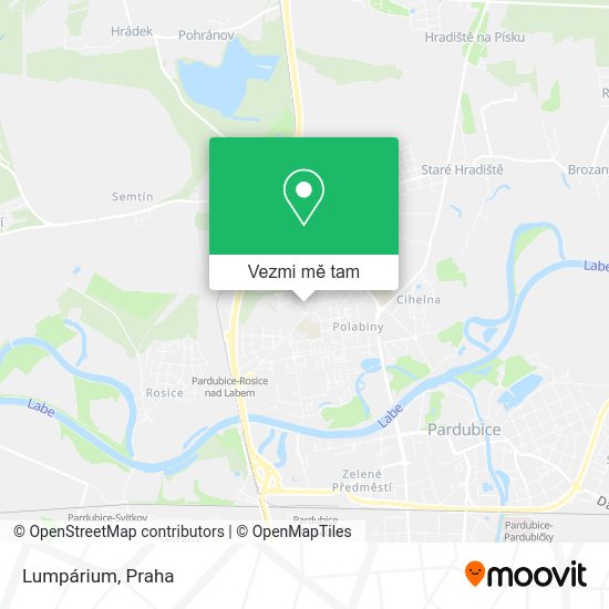 Lumpárium mapa