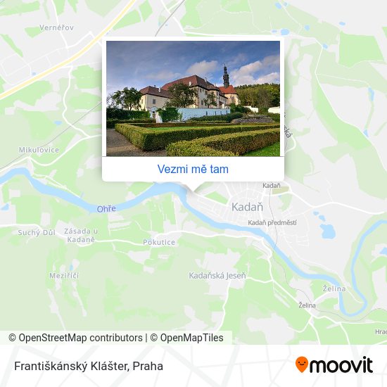 Františkánský Klášter mapa