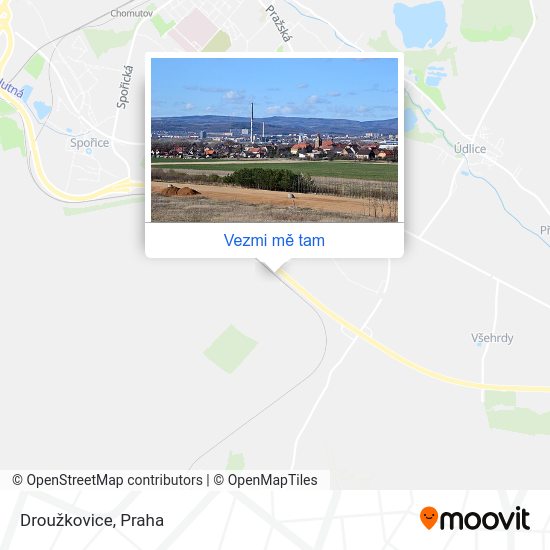 Droužkovice mapa