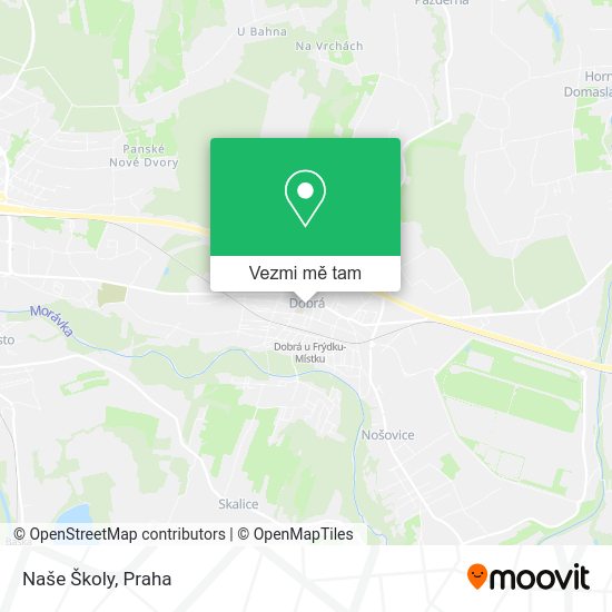 Naše Školy mapa