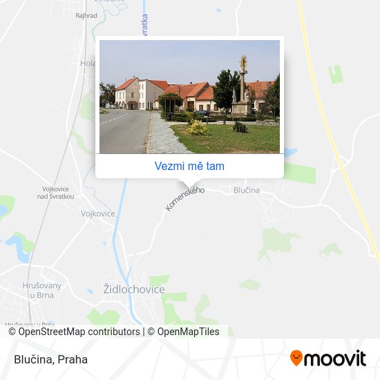 Blučina mapa