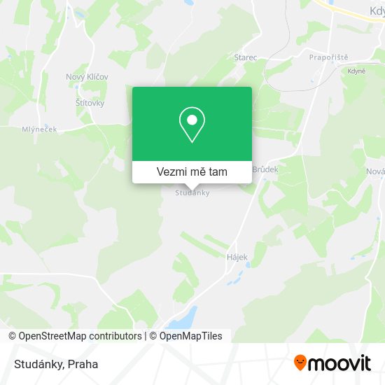 Studánky mapa
