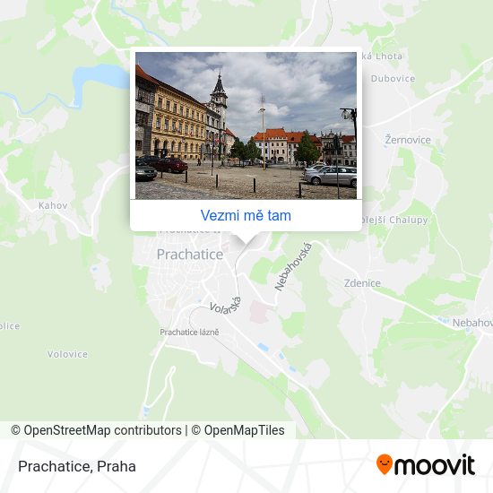 Prachatice mapa