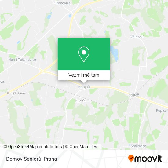 Domov Seniorů mapa