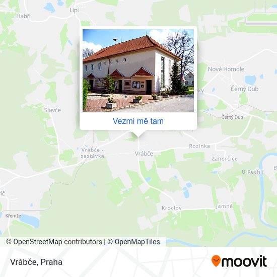 Vrábče mapa