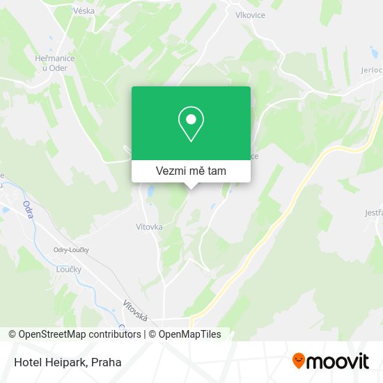 Hotel Heipark mapa