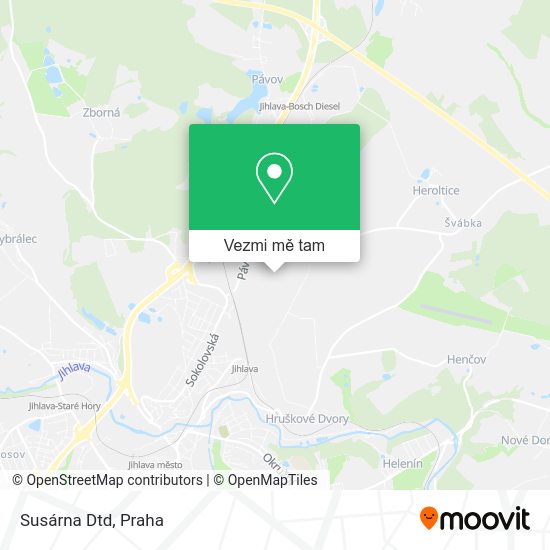 Susárna Dtd mapa