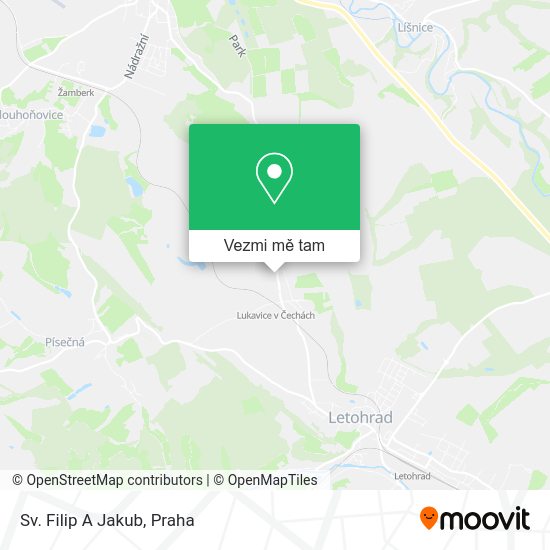 Sv. Filip A Jakub mapa