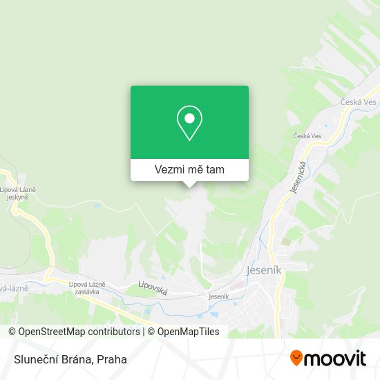 Sluneční Brána mapa