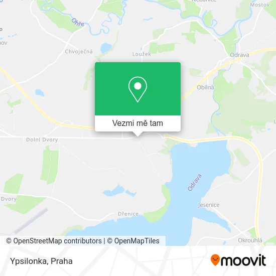 Ypsilonka mapa