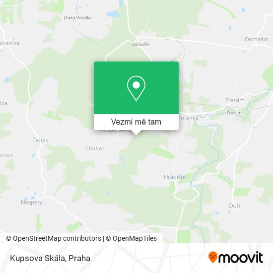 Kupsova Skála mapa