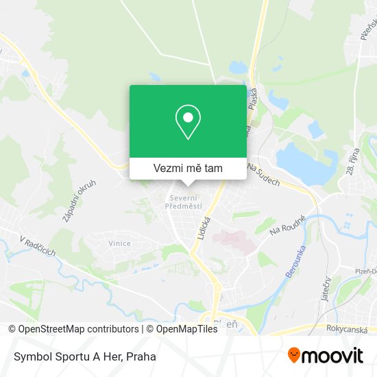 Symbol Sportu A Her mapa