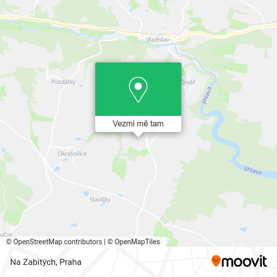Na Zabitých mapa