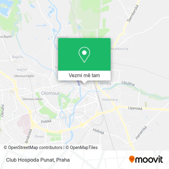 Club Hospoda Punat mapa
