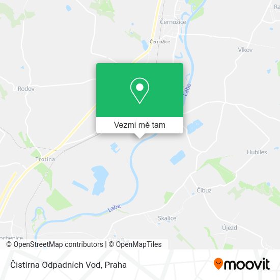 Čistírna Odpadních Vod mapa