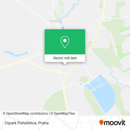 Ctpark Pohořelice mapa