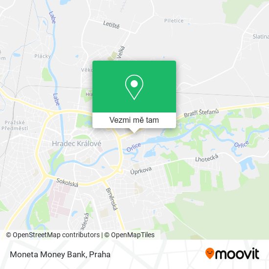 Moneta Money Bank mapa
