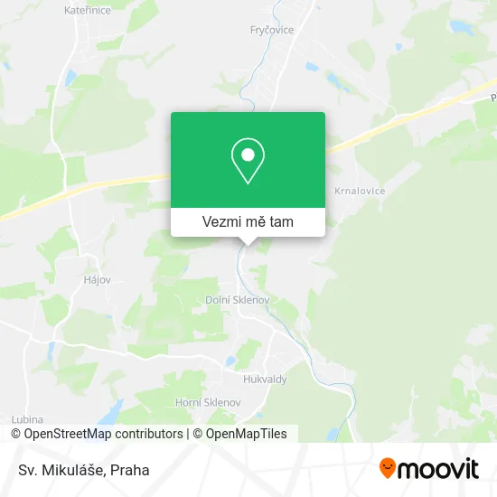 Sv. Mikuláše mapa