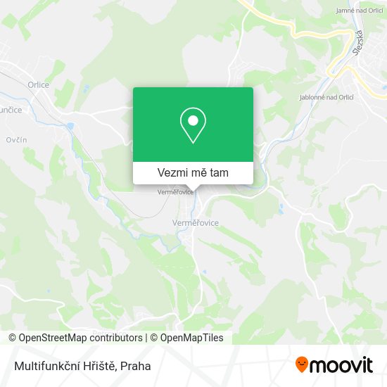 Multifunkční Hřiště mapa