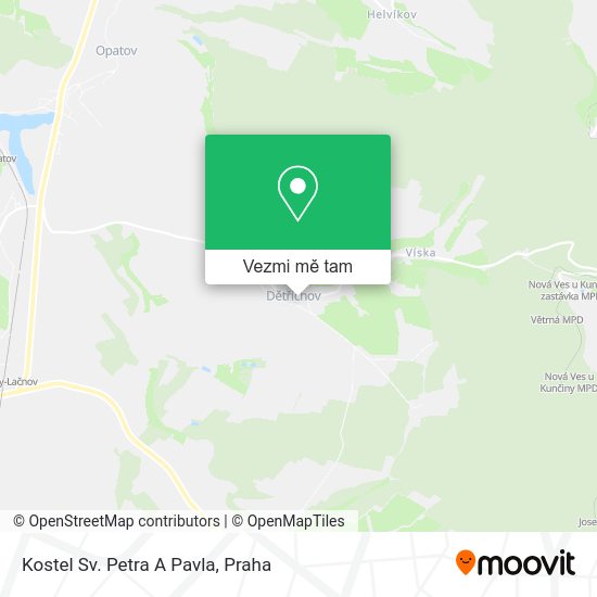 Kostel Sv. Petra A Pavla mapa