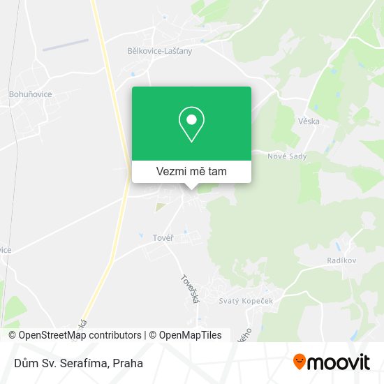 Dům Sv. Serafíma mapa