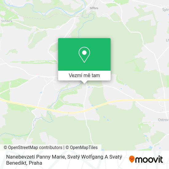 Nanebevzetí Panny Marie, Svatý Wolfgang A Svatý Benedikt mapa