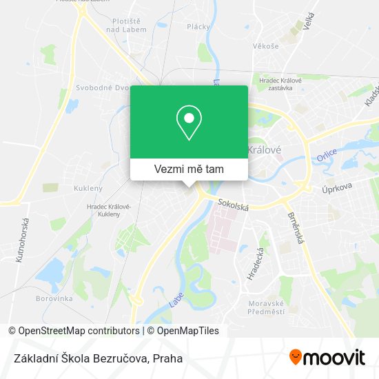 Základní Škola Bezručova mapa