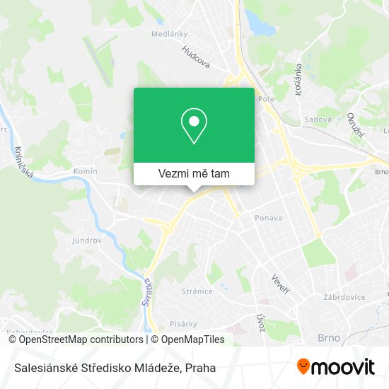 Salesiánské Středisko Mládeže mapa