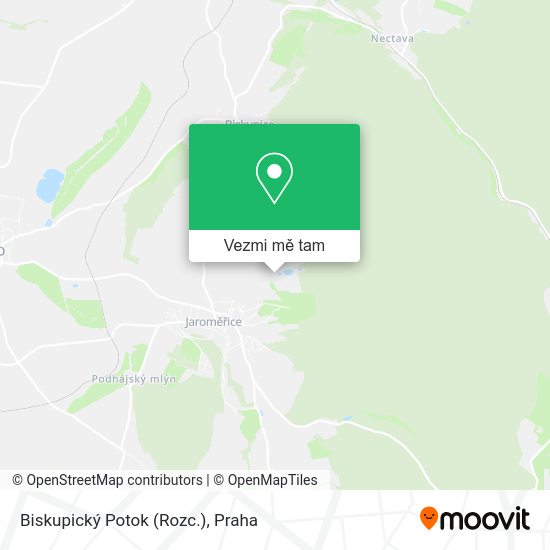 Biskupický Potok (Rozc.) mapa