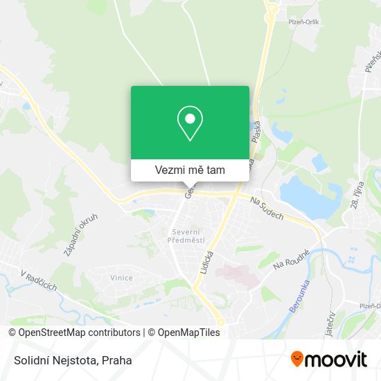 Solidní Nejstota mapa