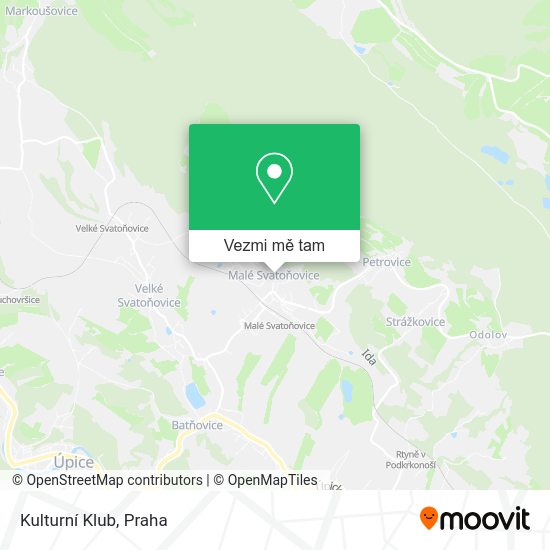 Kulturní Klub mapa