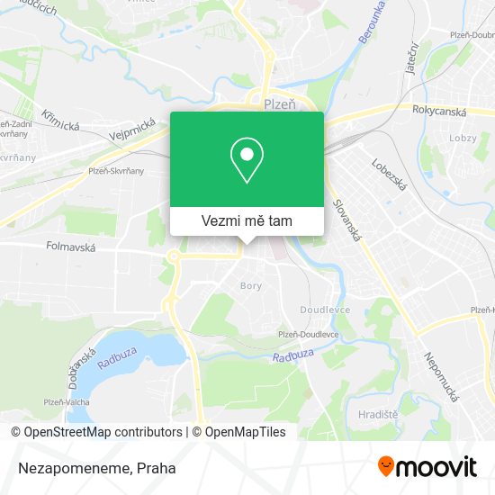 Nezapomeneme mapa