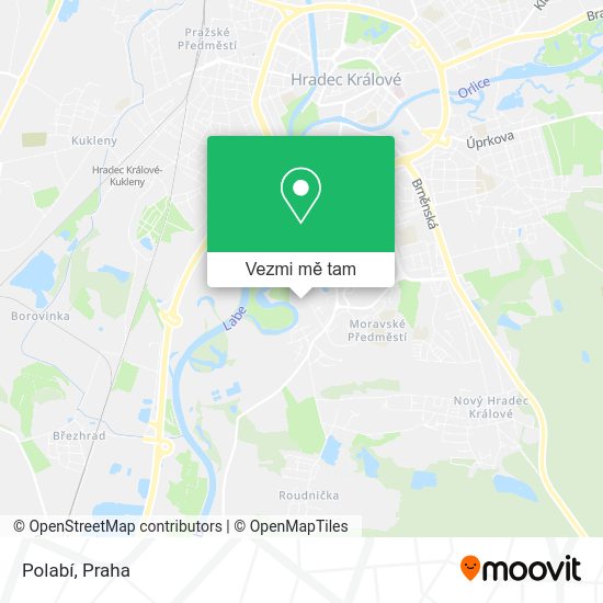 Polabí mapa